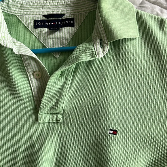 Green polo.  Tommy Hilfiger - Picture 3 of 5